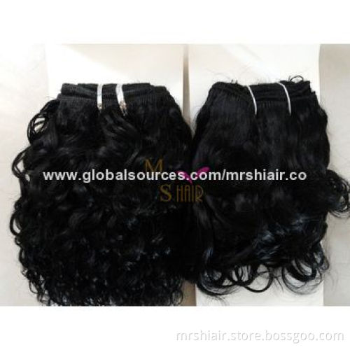 Human Hair Weave, 8 Inches, Short, Natural Color